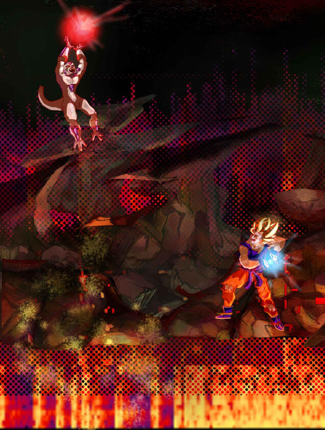 Namek: Stage 1 (Triptych poster)