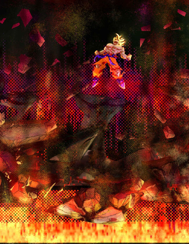 Namek: Stage 3 (Triptych poster)