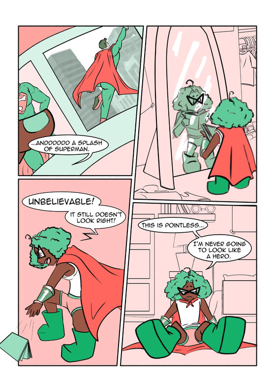 First page of A Hero Like Me