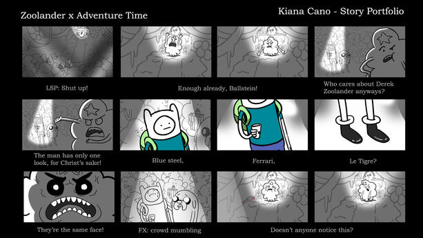 Zoolander x Adventure Time PG 1