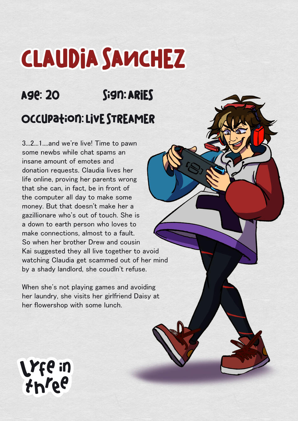 Claudia Character Description