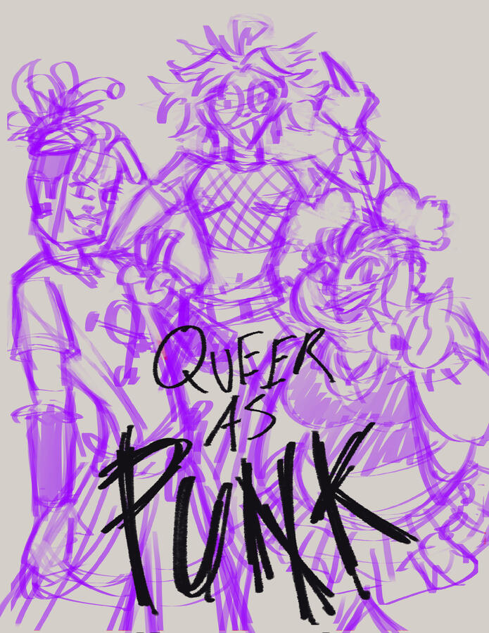 QT Zine sketch QT Zine sketch
